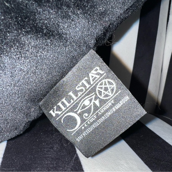 Killstar Black Velvet Holographic Pillow - Picture 4 of 6